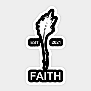 Faith (Light) Sticker